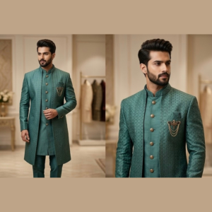 36-IW25162 SHERWANI S-44 S.P.E.W.-GARMENTS-MENS-ETHNIC WEAR
