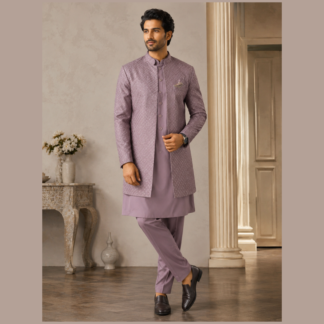 38-IW25164 SHERWANI,S-44,S.P.E.W.-GARMENTS-MENS-ETHNIC WEAR